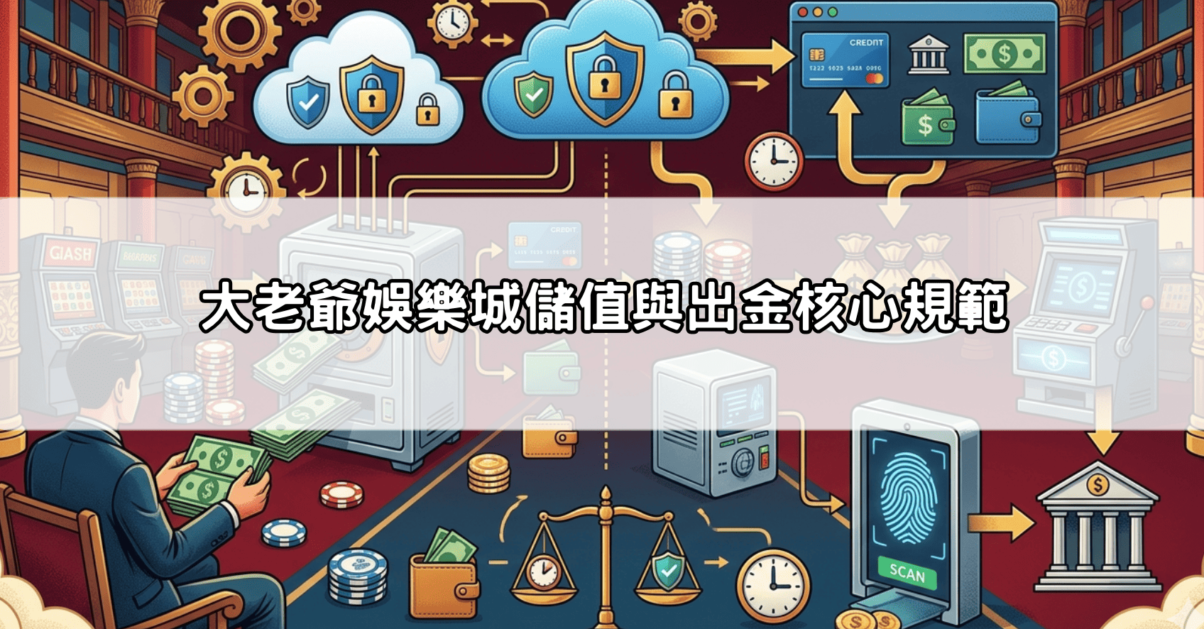 大老爺娛樂城儲值與出金核心規範